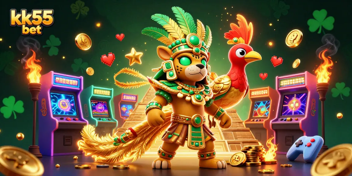 Experience thrilling gaming with kk55 bet's vibrant casino scene featuring exciting game elements.