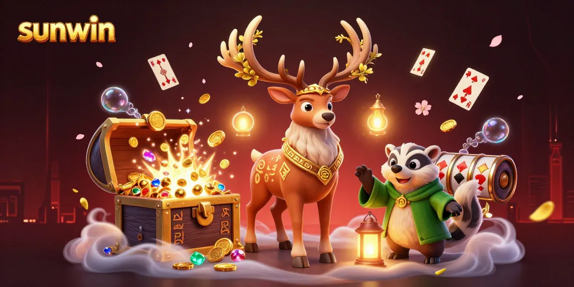 Experience the excitement of sunwin with a 3D illustration of gaming energy and rich visuals.