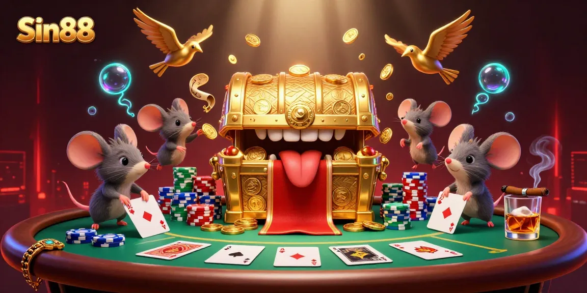 Catch thrilling wins at Sin88 with a vibrant 3D illustrated gaming environment.