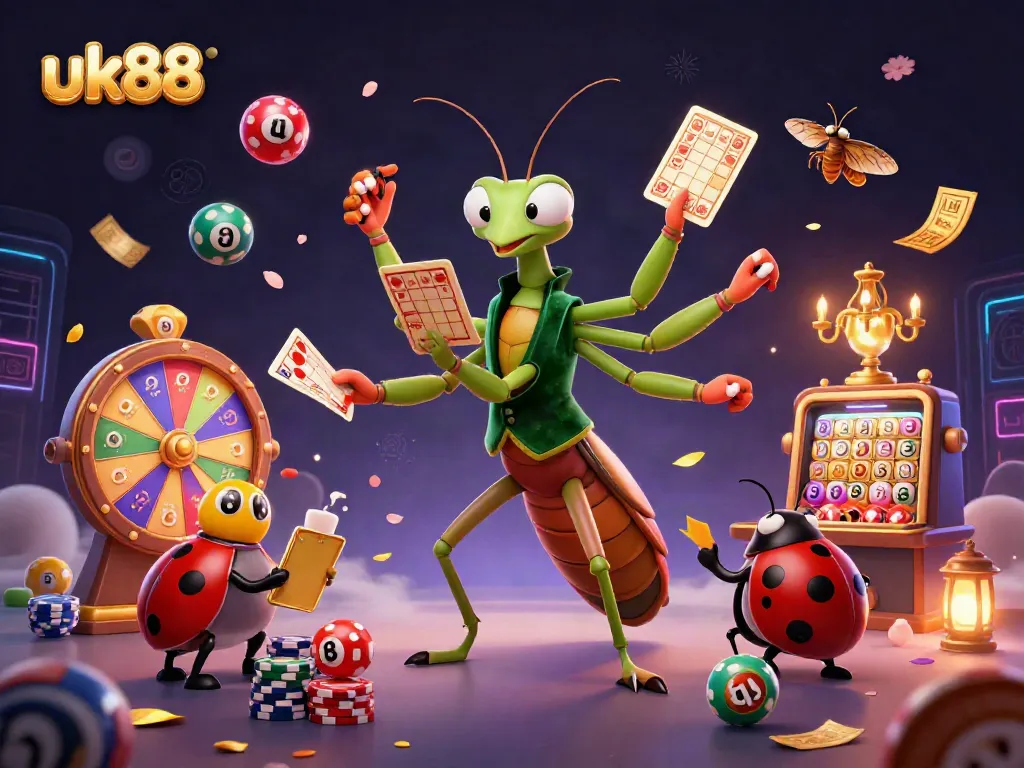 Experience the excitement of gambling at uk88 with vibrant visuals including a card sharp and pit boss.