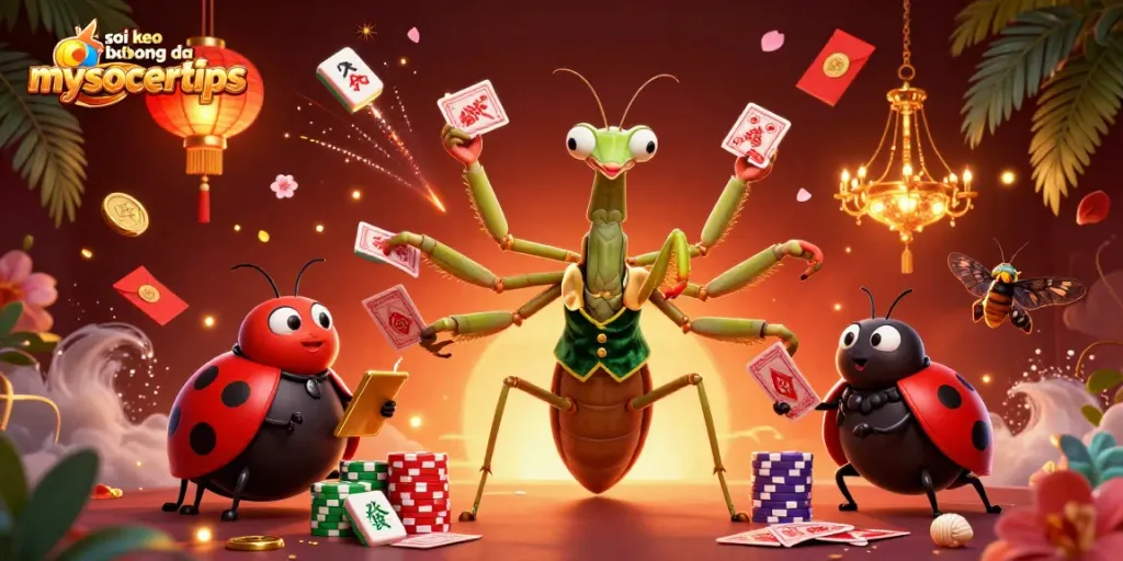 Engage in soi keo bong da mysoccertips with action-packed sports betting illustration.