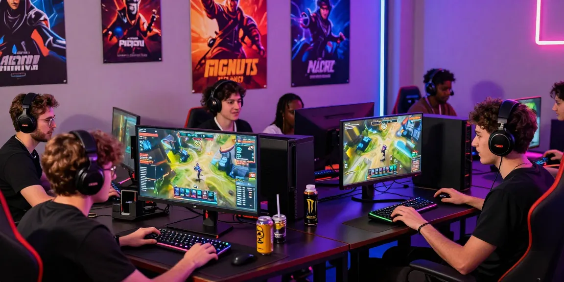 Dynamic gaming scene showcasing players engaged in XX88 games with vibrant visuals and modern setups.