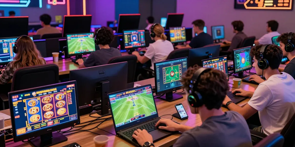 Exciting gaming experience at https://fabet.com.mx/, showcasing players engaged in live casino and sports betting.